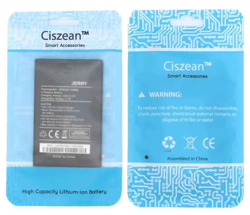 Ciszean 2x3 7 V 1800 mAh Сменный Джерри аккумулятор + универсальное зарядное устройство для