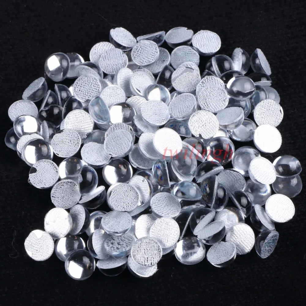 

twilingh 50pcs/lot Rhinestone Hot fix back have glue No hole Crystal Women DIY Jewelry For Wedding Dress Clothes