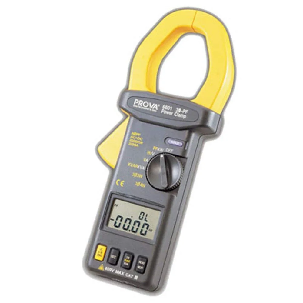 PROVA 6601 AC DC 2000A 600V коэффициент мощности PF Clamp Meter|Измерители мощности| |