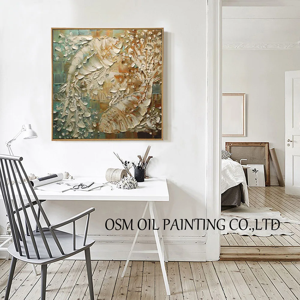 Высококачественная картина маслом на холсте двойные рыбы | Дом и сад