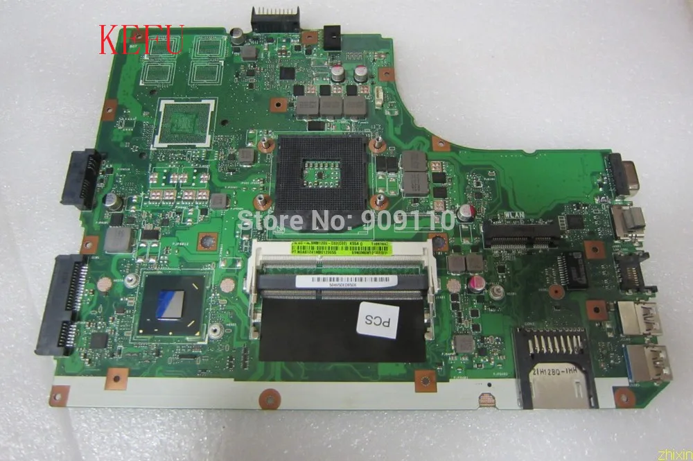 Kefu для ASUS K55VD A55VD F55VD K55A материнская плата для ноутбука Rev 3,1 GeForce 610 M DDR3 с 2G Ram HM76 материнская плата тестирование