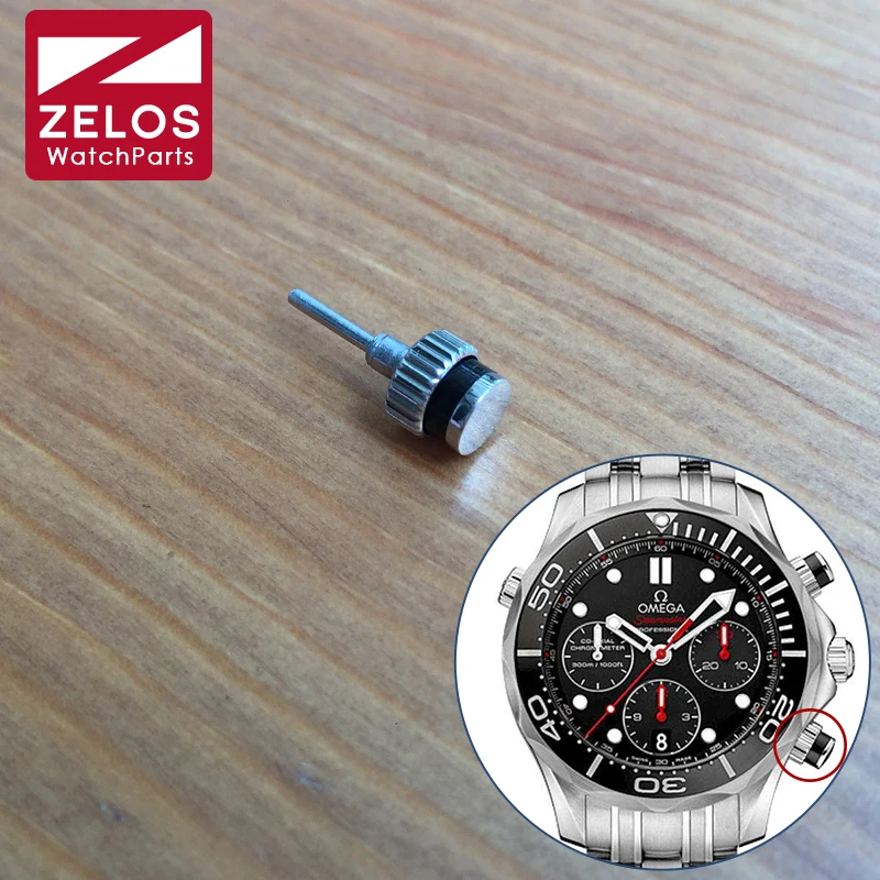 Водостойкие часы Кнопочный/Толкатель для OMG SPEEDMASTER Автоматический хронограф мужские часы запчасти