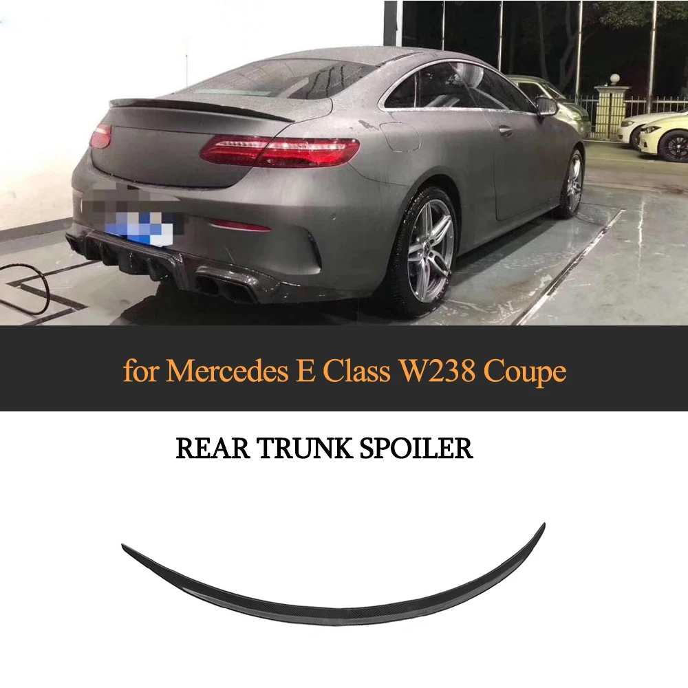 Для Mercedes-Benz W238 C238 E250 E400 E500 E550 E Класс- углеродное волокно авто спойлер заднего багажника, крыла