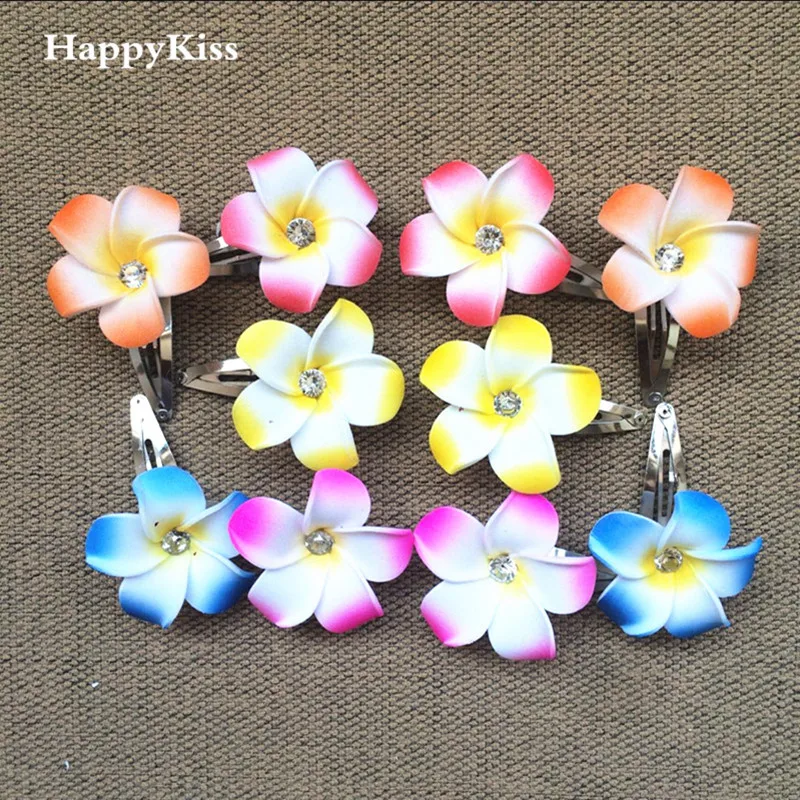 HappyKiss 50 шт. Гавайский цветок bridalBB ювелирные изделия Frangipani Полимерная глина frangipani