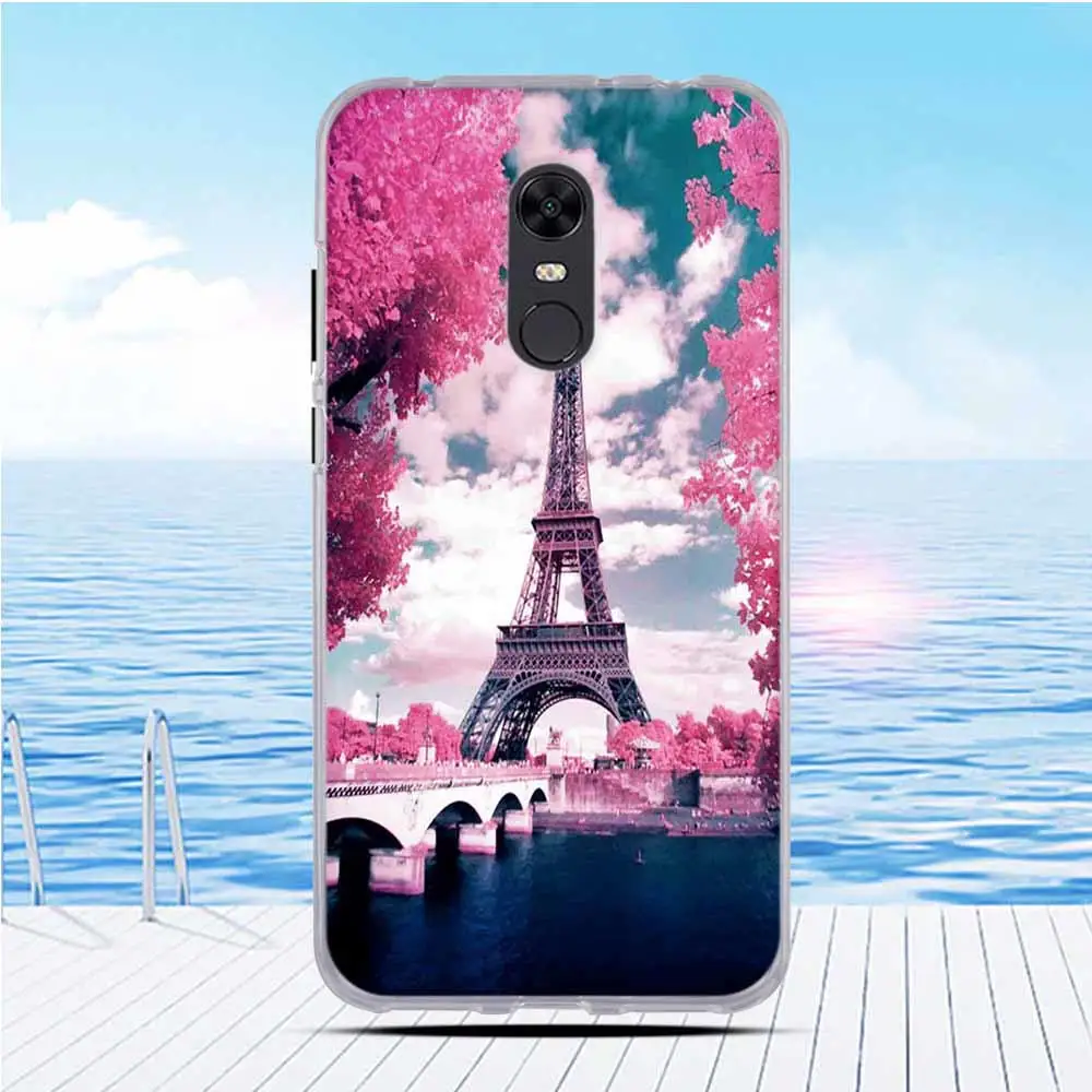 Phone Cases For Xiaomi Redmi 5 Plus Case Soft Silicone Cover Note Global Printing | Мобильные телефоны и аксессуары