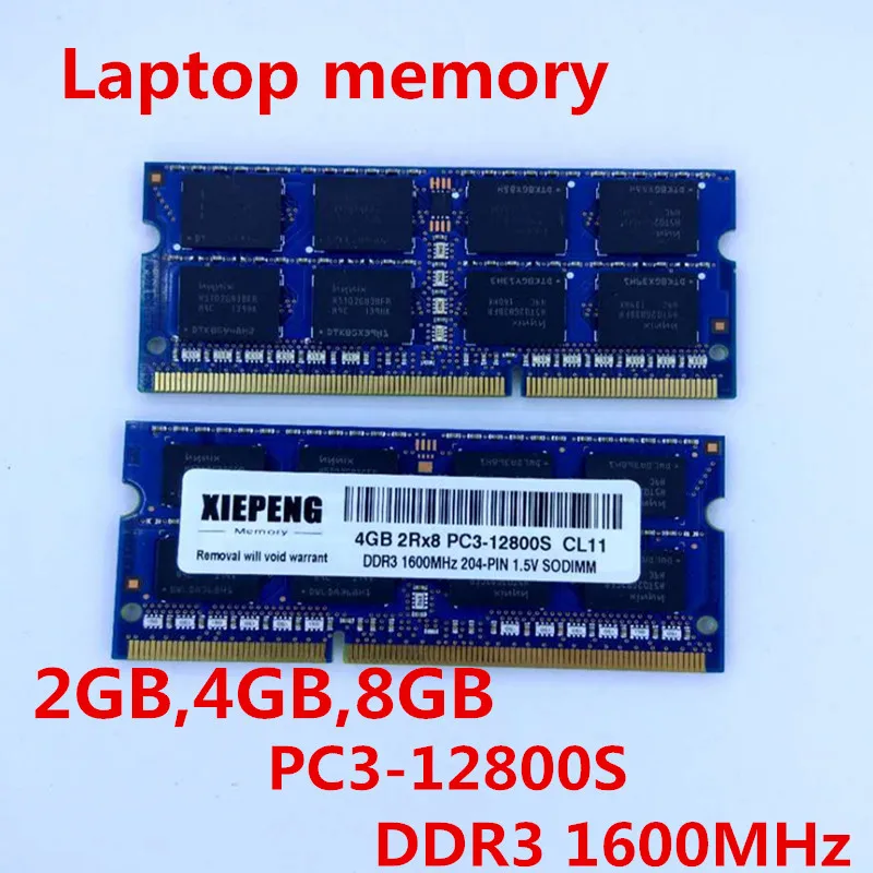 Оперативная память для ноутбука 4 Гб 2Rx8 12800 1600 МГц DDR3 8 ГБ 2G pc3 204 PIN SODIMM|Оперативная