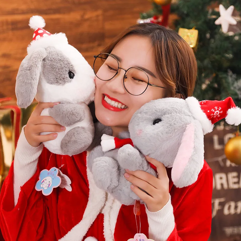 22 см Nooer милый мягкий Lop Кролик плюшевая игрушка розовый плюшевый кролик кукла