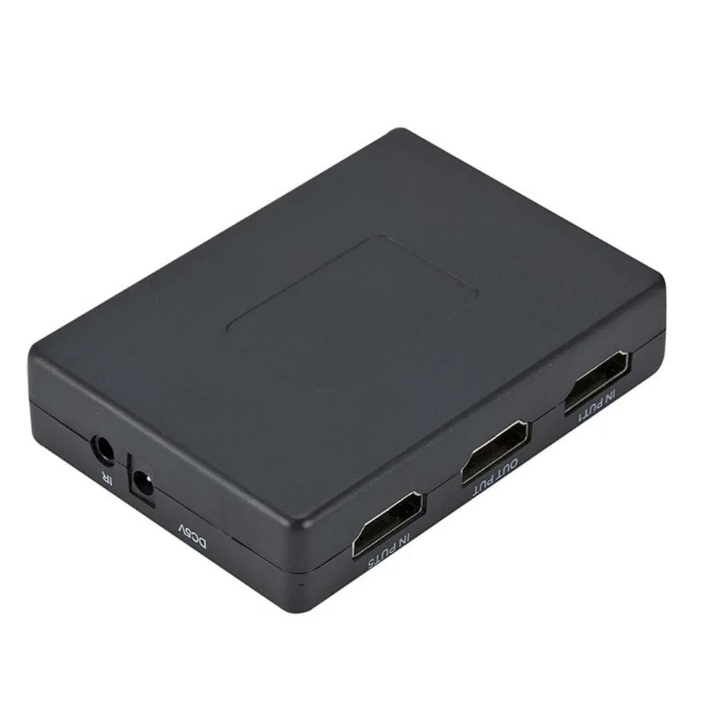 YuBeter 1080 P HDMI видеоразветвитель HDMI разделитель, сплиттер для PS3 HDTV DVD HD DVR с ИК-пульта дистанционного управления 3/5 Порты и разъёмы дополнительно