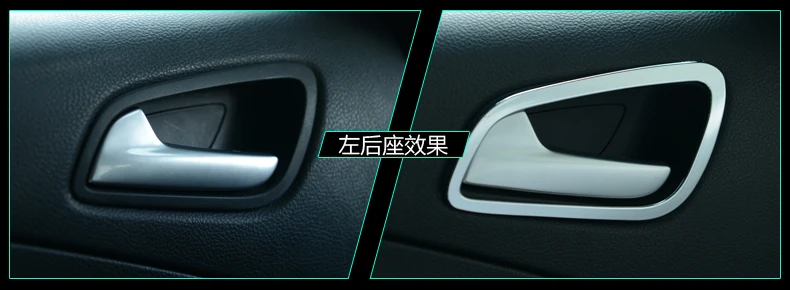 

FUNDUOO For Ford KUGA Escape 2013 2014 2015 2016 New ABS Chrome Interior Inside Door Handle Cover Free Drop Shipping