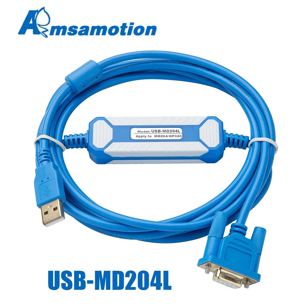 Programming Data Cable USB-MD204L Suitable For Xinje OP320-A OP325 MD306L MD308L Touch Screen HMI Text Display