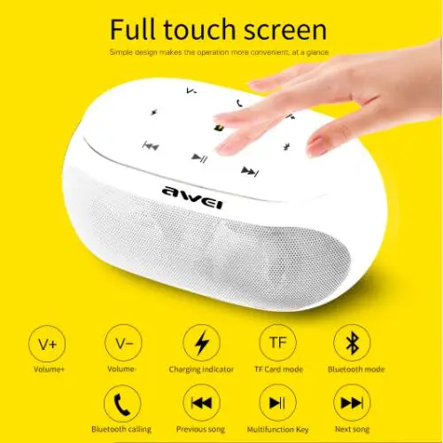 DDO Портативный беспроводной Bluetooth динамик стерео сабвуфер USB s TF fm-радио