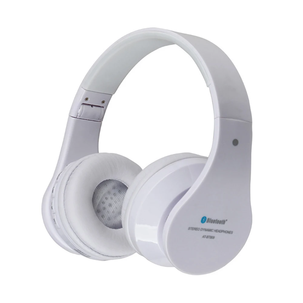 At-Bt809 Высокое качество HIFI наушники с микрофоном Bluetooth Игры повязка 3.5 мм