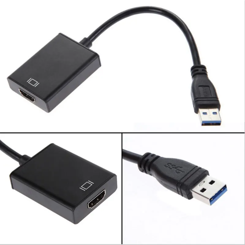 USB 3 0 к HDMI конвертер USB3.0 Графический адаптер мульти дисплей HD 1080P видео кабель для