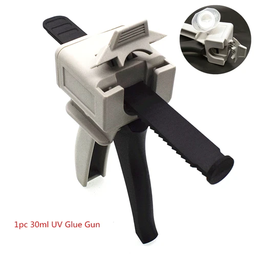1pc 30ml UV Glue Gun Клеевой пистолет 30 мл 55 мл УФ диспенсер для клея ручные Клеевые пистолеты ручные инструменты пистолет для шпаклевки клеевой аппликатор 30cc 55cc одиночные жидкие пистолеты - Цвет: 1pc 30ml UV Glue Gun