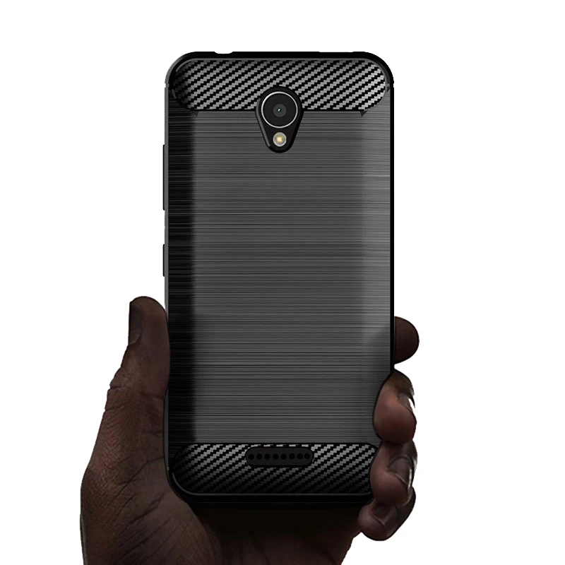 Защитный чехол из ТПУ Для Lenovo A1010 Мягкая силиконовая задняя крышка углеродного