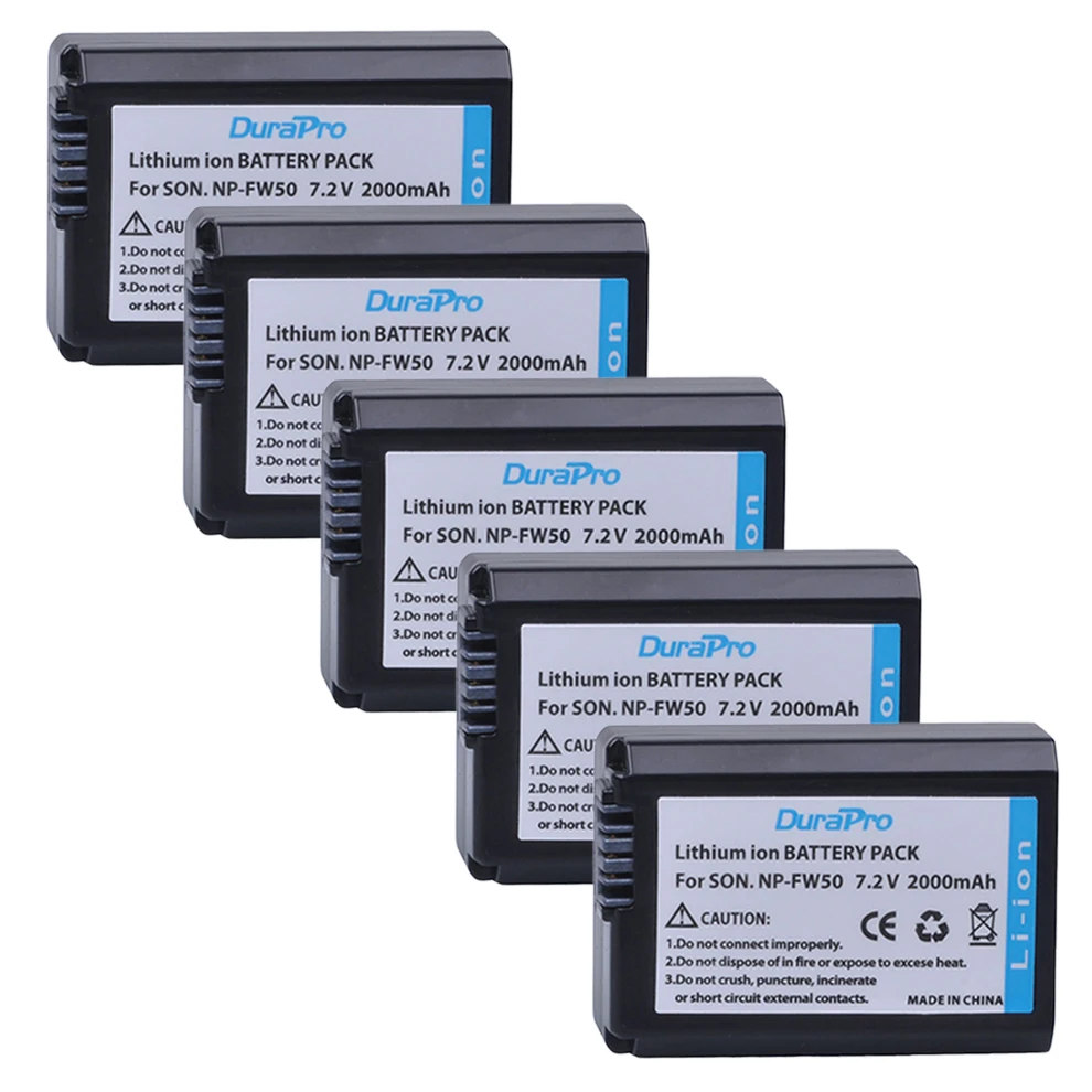 5 шт./лот NP FW50 NPFW50 батарея для Sony Alpha A33 A35 A37 SLT A37K A37M A55 A55V|npfw50 battery|np fw50battery for sony |
