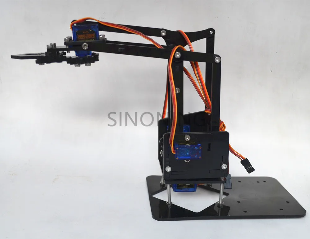 Акриловая механика ручка робот Робот 4 DOF arm для arduino создан обучающий комплект SG90