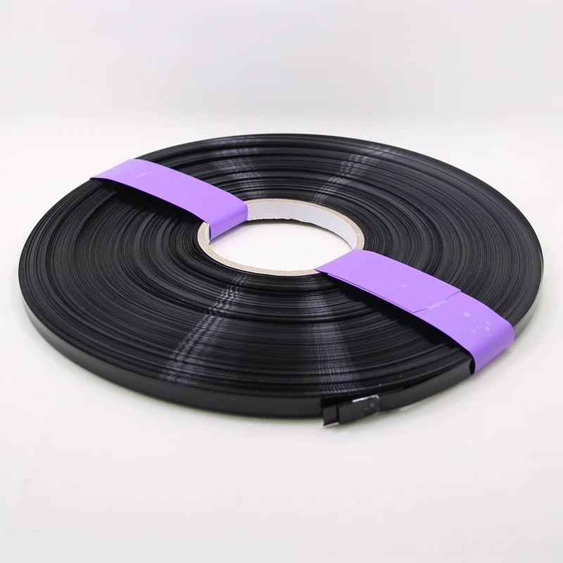 

PVC Heat shrinkable tube 0.1MM thickness 95mm Flat width black 18650 lithium battery pack plastic skin flame retardant