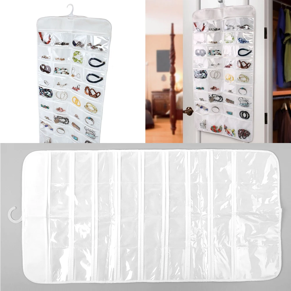 Органайзер двухсторонний 72 Карманный висячий ювелирный браслет серьги кольцо
