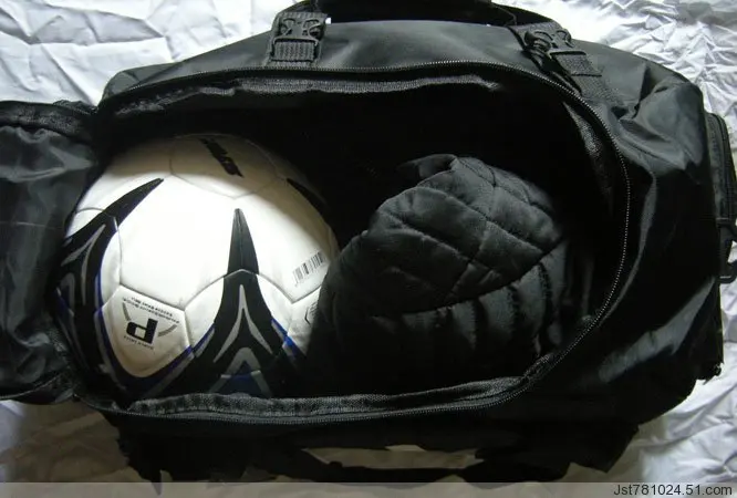 Football gym totes for women and men shoes package |