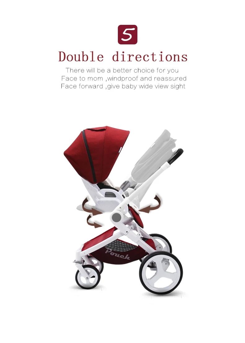 Сумка детская коляска P37High пейзаж детская коляска Kinderwagen sette трон детская складная прогулочная коляска для новорожденного