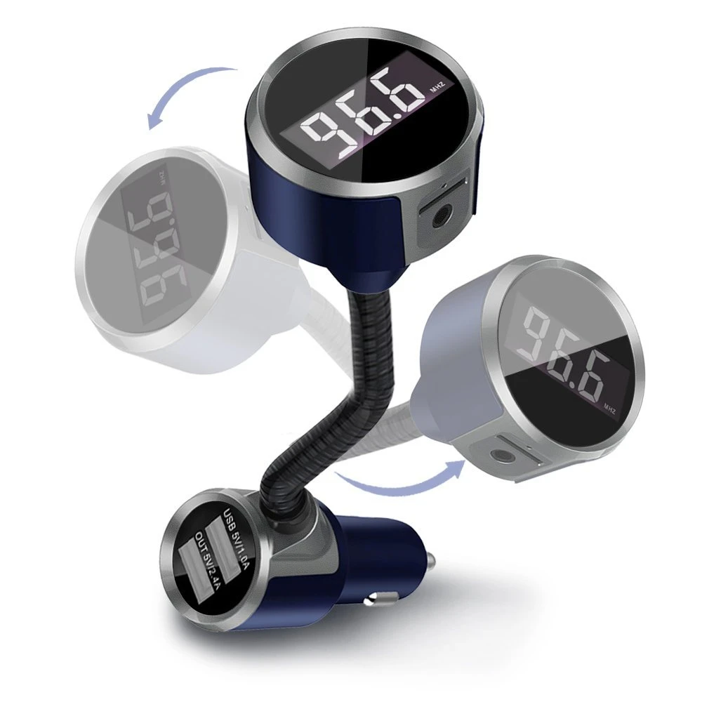 Fm передатчик Bluetooth автомобильный набор громкой связи mp3 плеер 1 4 дюймов ЖК дисплей