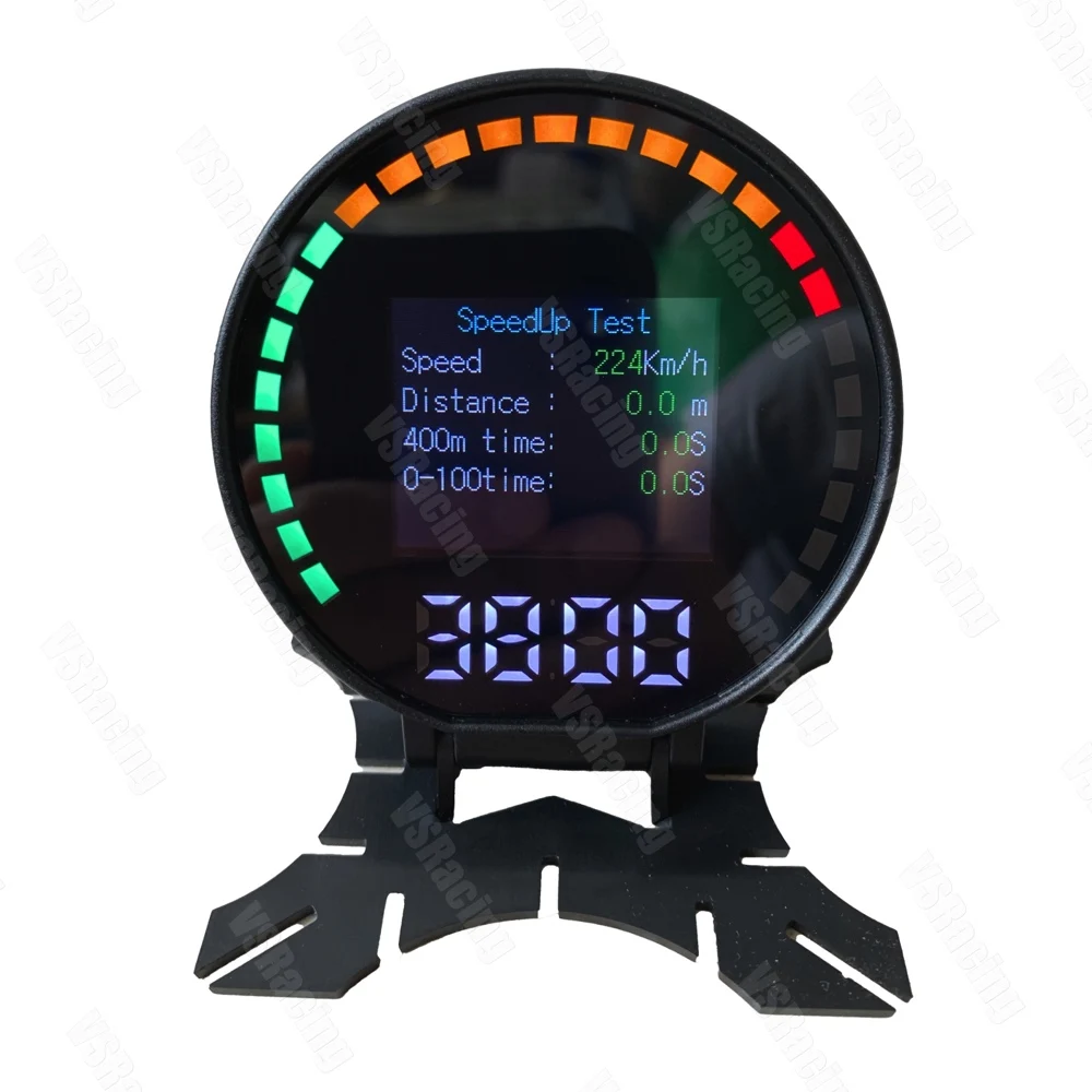 Универсальный Гоночный OBDII OBD2 датчик турбо Boost температура воды Температура масла пресс воздушный коэффициент топлива тахометр об/мин Спидометр GREDDI 8 цветов