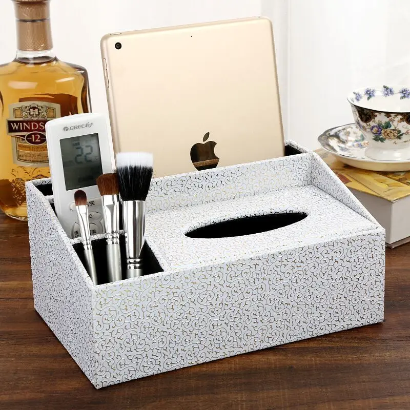 

Tissue Box Multifunction Remote Control Storage Creative Convenient Cute Living Room Coffee Table Napkin Creative Box 3DZJC34