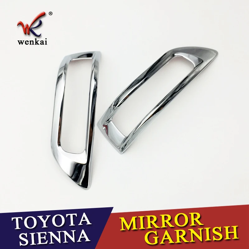 Автомобильное хромированное заднее боковое зеркало заднего вида из АБС-пластика