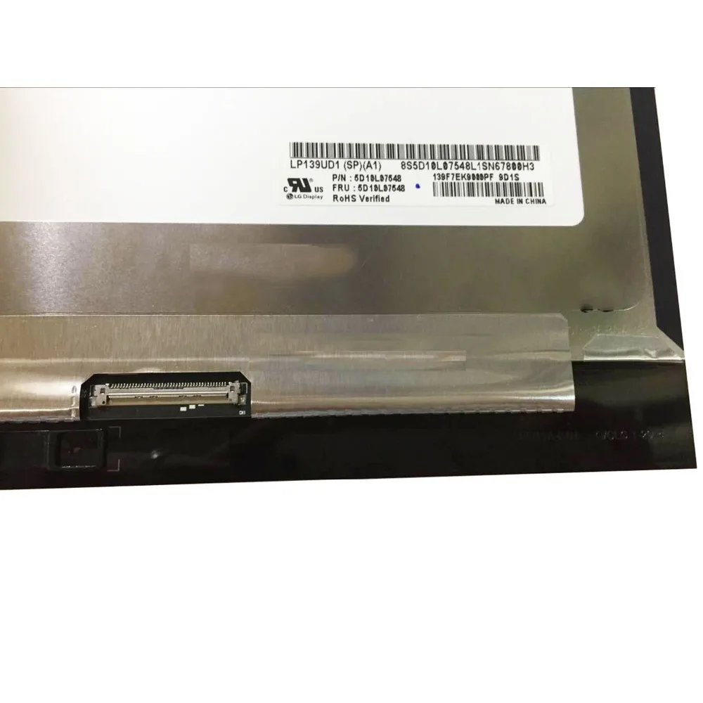 Сенсорный дигитайзер 13 9 дюйма в сборе для Lenovo Yoga 910-13IKB LP139UD1 (SP)(A1) ЖК-экран дисплей