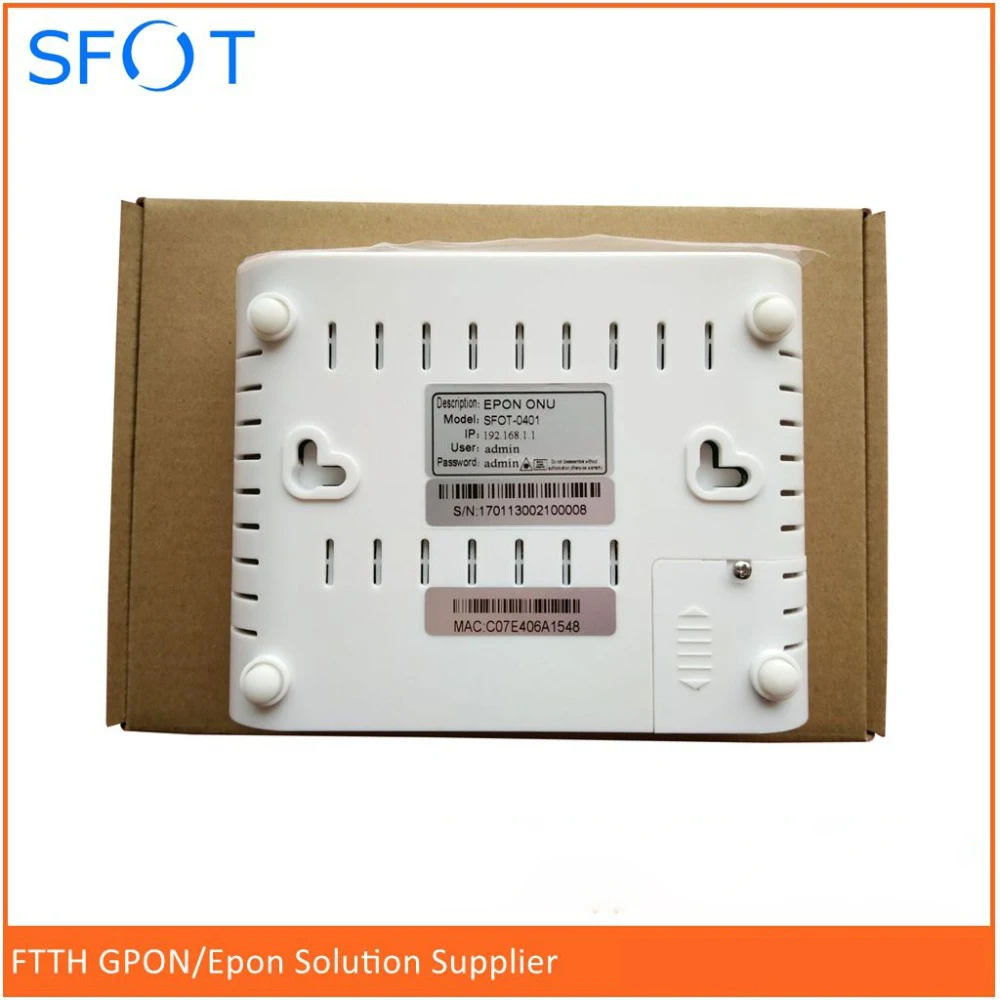 Сетевые маршрутизаторы телекоммуникационное оборудование 4 порта GE EPON ONU|epon