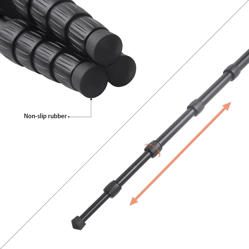 Новый легкий компактный штатив QZSD Q278 монопод и профессиональная шаровая Головка