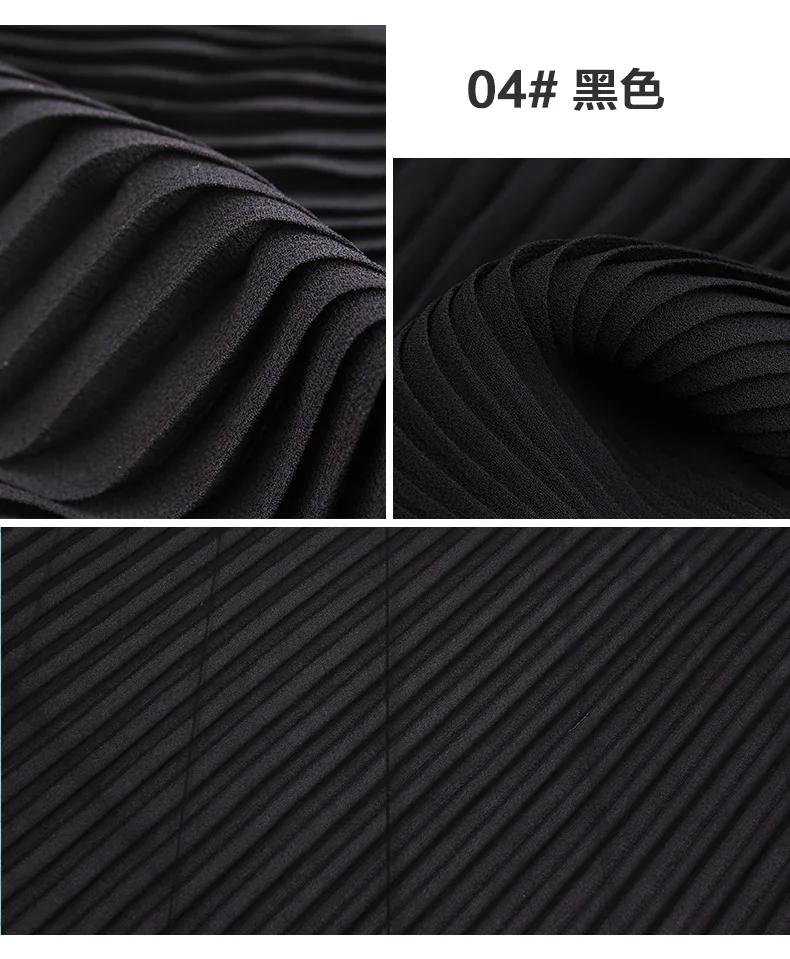 Плиссированная шифоновая ткань 3 м розовая фиолетовая красная для платьев