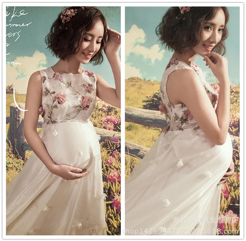 Новинка Реквизит для беременных Платье фотосессии женщин PO4|dress for pregnant|maternity