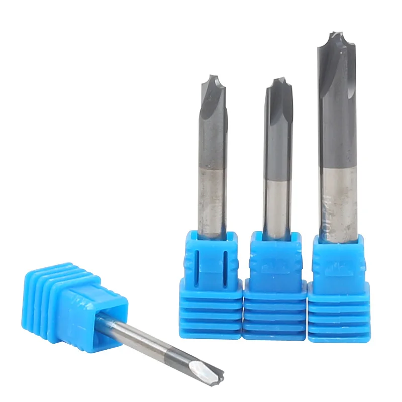 

Carbide steel chamfer mill countersink 1pcs R1.5 R2 R2.5 R3 R4 R5 50L 60L 75L HRC55 4flutes inside concave Radius end mil