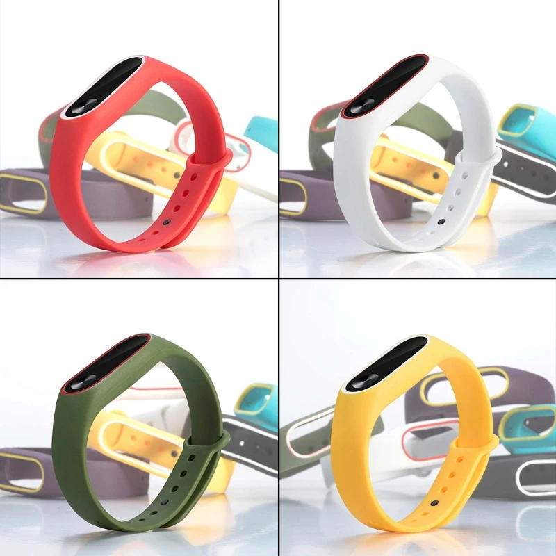 OOTDTY умный наручный ремешок из силикона для замены браслета Xiaomi MI Band 2 |