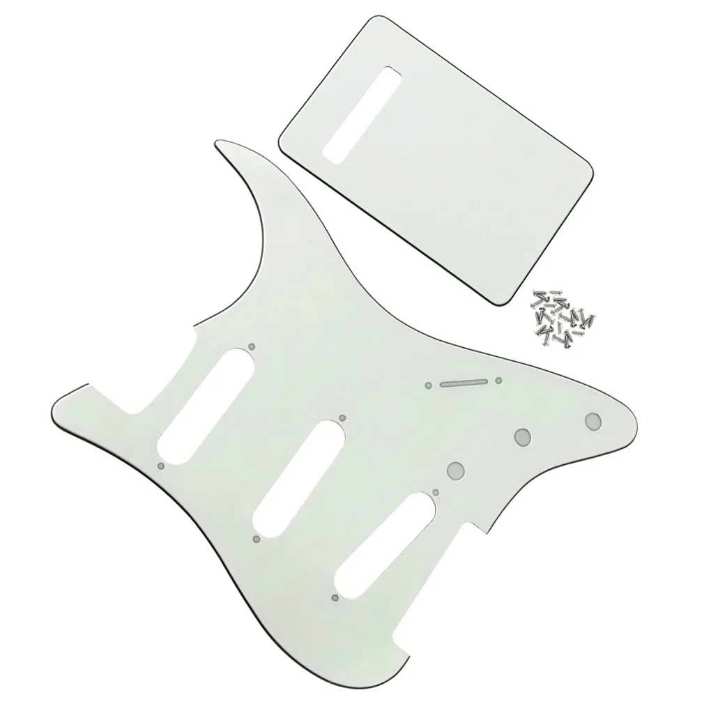 FLEOR слоновой кости 3Ply без монтажного отверстия Накладка SSS Задняя панель для