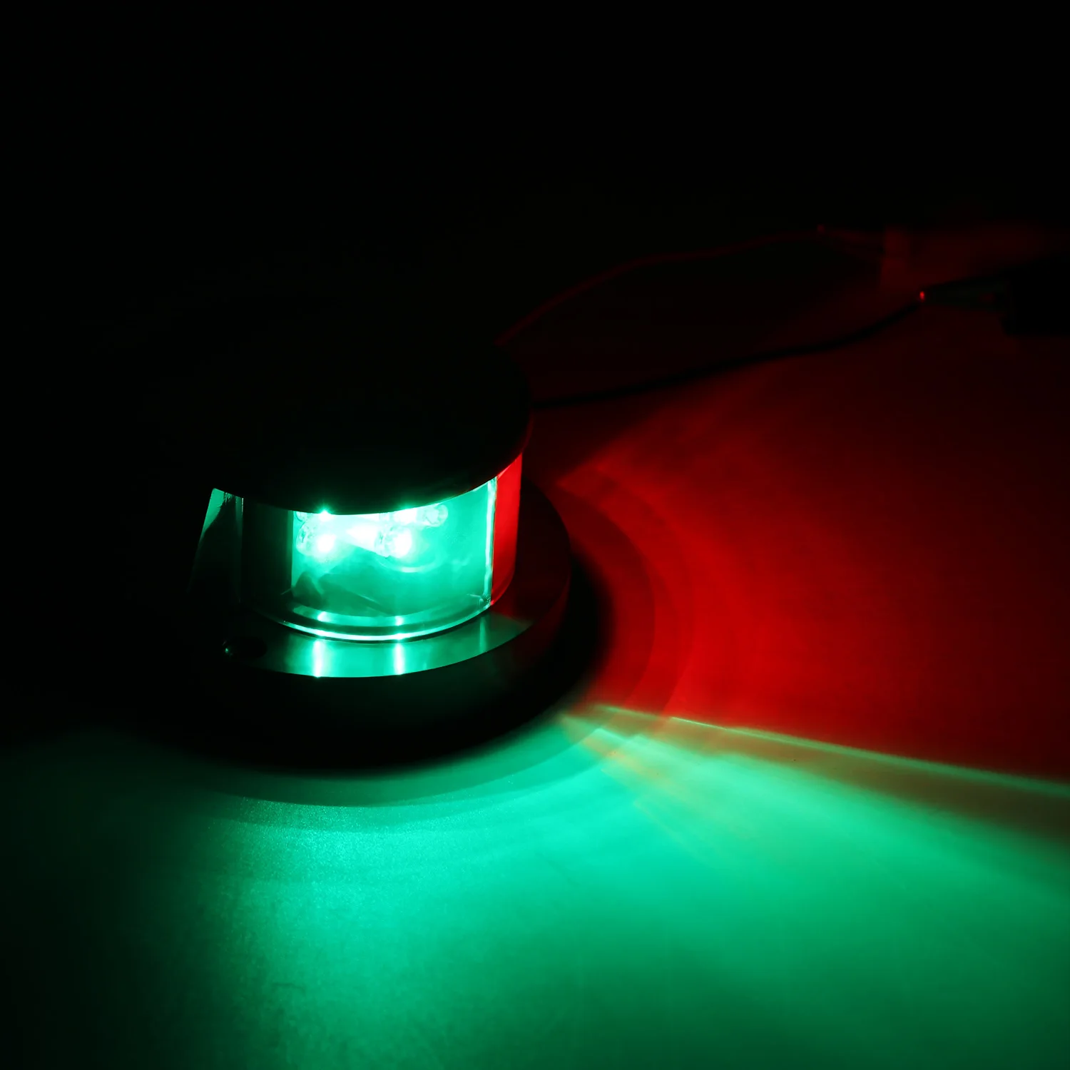 Морской яхты светодиодный фонарь для навигации 12V из нержавеющей стали красный и зеленый лук сигнальные огни настенное крепление высокого качества