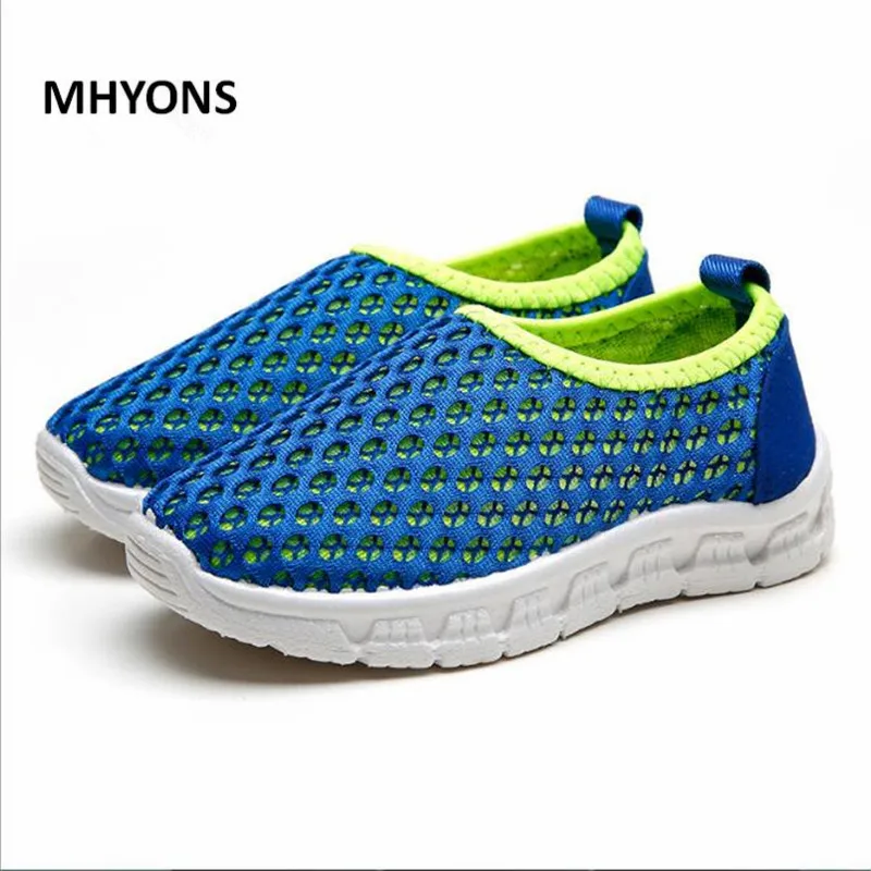 MHYONS 2018 Kids Shoes Children's Net Breathable Sneakers Boys Girl Casual Sports Brand Student Running Baby Sneaker | Детская