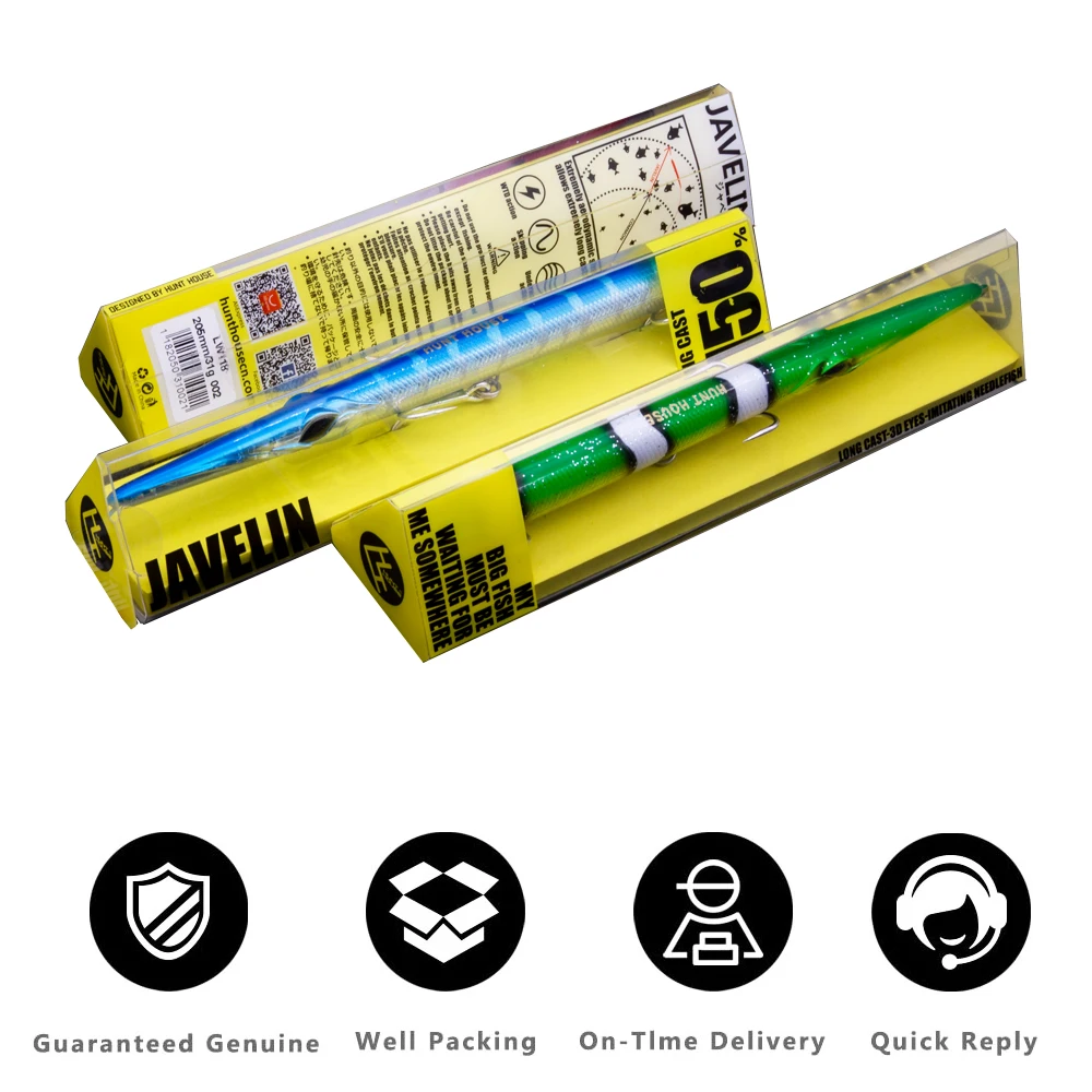 Hunthouse leurre stickbait игла stylo морская Рыболовная Приманка 205 мм 31 г плавающая 36 Тонущая 14