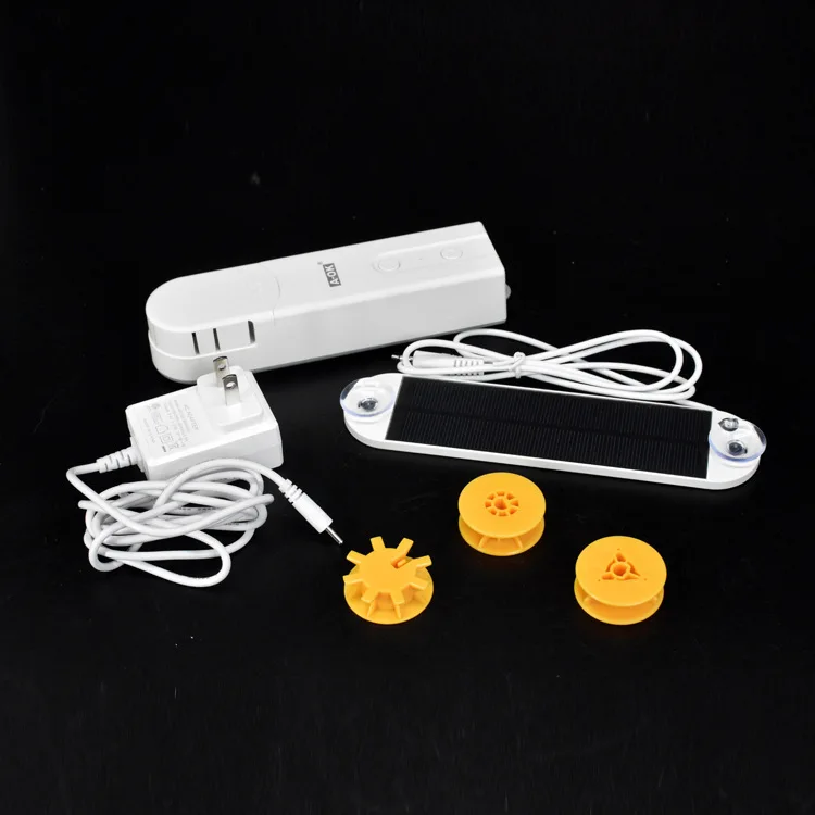 Белый A-OK AM43 Aoke electric curtain motor smart phone app control electric roller blinds roman curtain soft curtain - Цвет: Белый