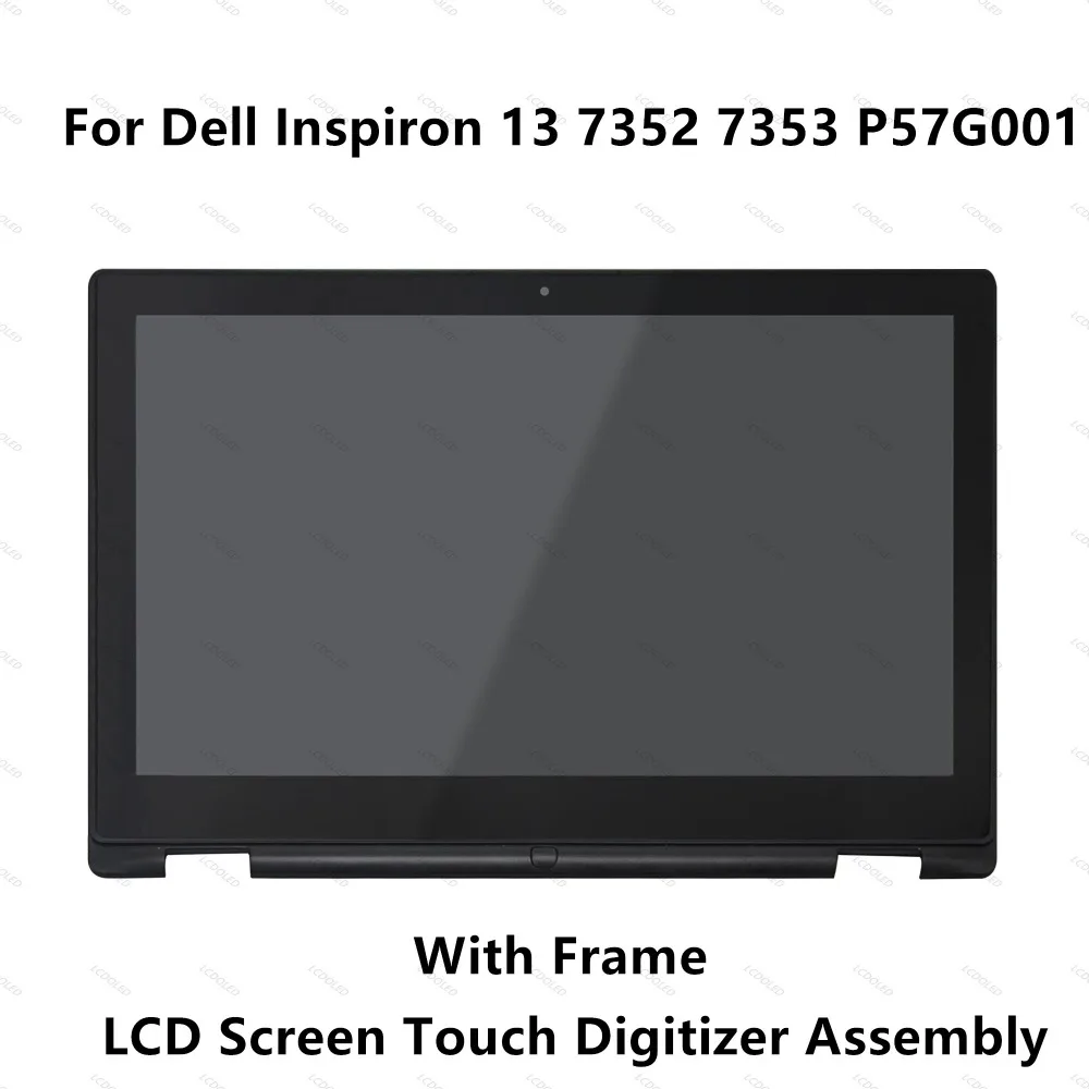 13 3 дюйма для Dell Inspiron 7352 7353 P57G001 полный IPS ЖК дисплей сенсорное стекло дигитайзер