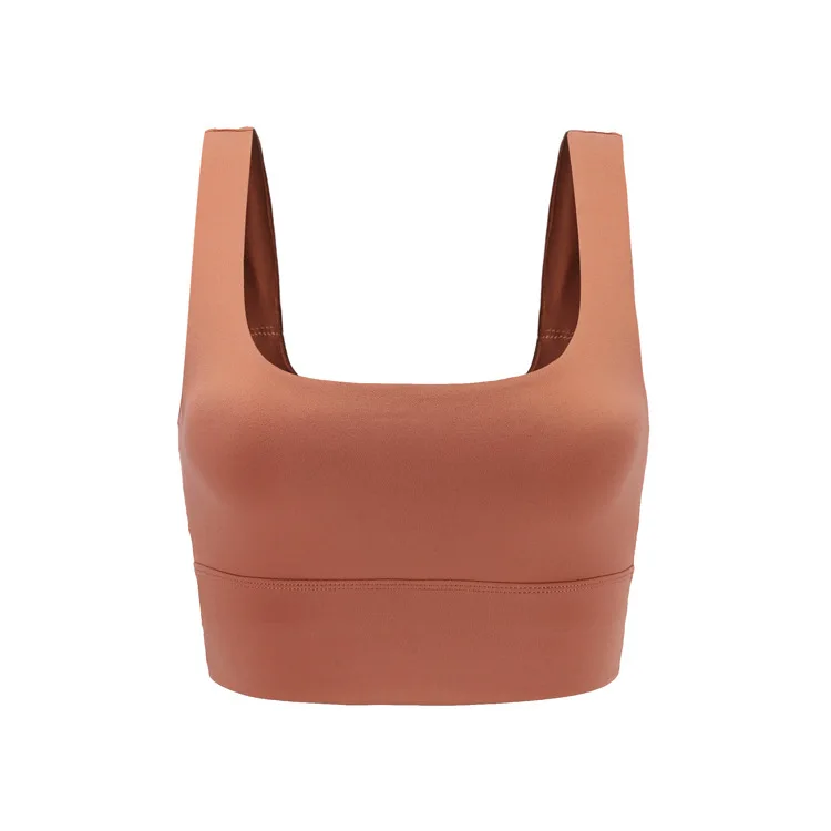 Женский спортивный бюстгальтер пуш ап однотонный Фитнес Майка йога жилет топы