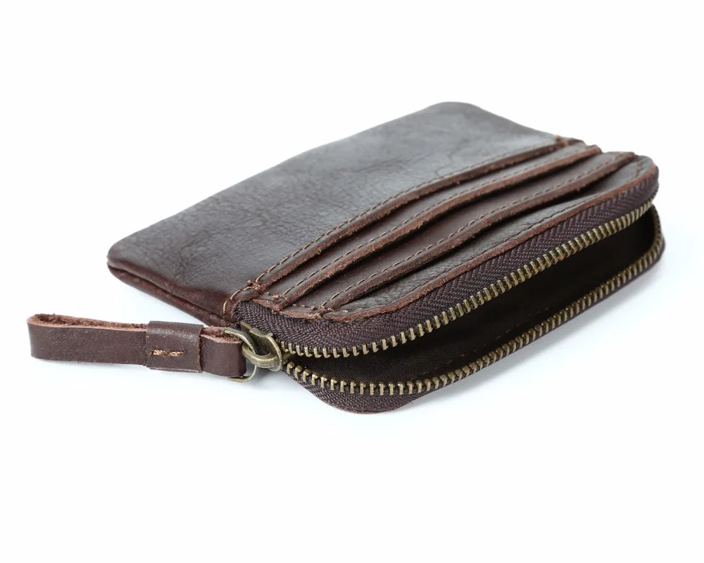 Genuine Leather Wallet Men MAN Male Small Portomonee Vallet With Coin Purse Pockets Slim Fashion Mini Walet | Багаж и сумки