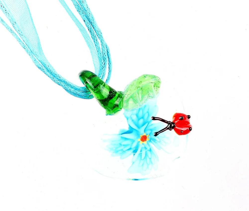 Оптовая продажа 6 шт./партия колье ручной работы из муранского бусины стеклянные