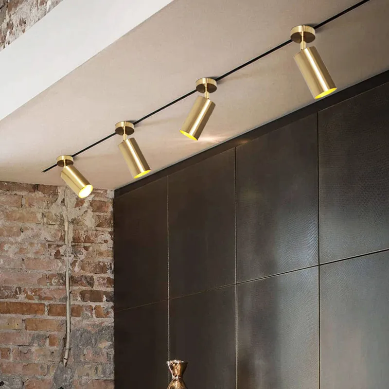 Пост-современный свет и Роскошная лампа для трека smallpox магазин одежды задний фон