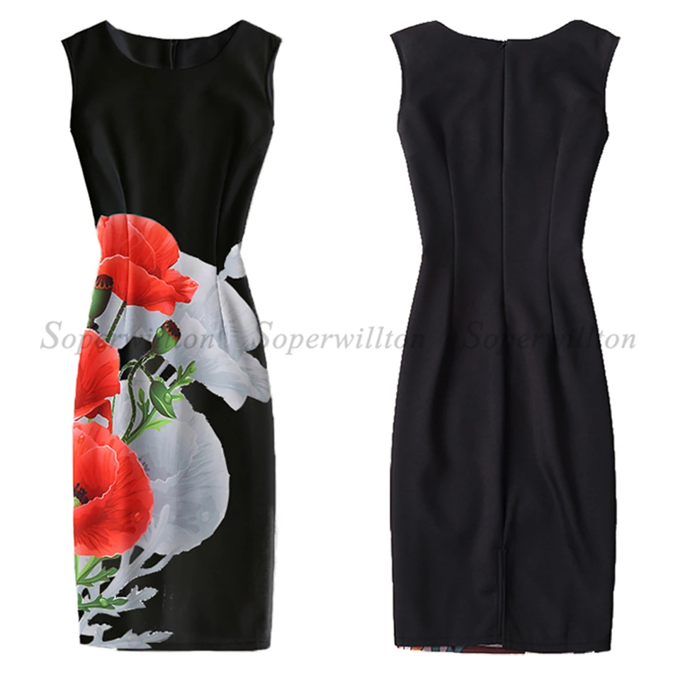 Новинка, летнее женское платье, Vestido, сексуальные платья для работы, Moda Roupas Feminina, с принтом, вечерние платья с О-образным вырезом