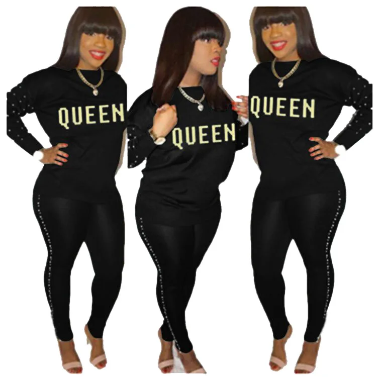 Брендовый Модный женский сексуальный комбинезон зимний из двух частей с бисером