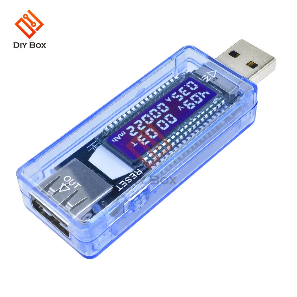 USB Tester Current Voltage Capacity Meter Voltmeter Digital Display Charger Power Bank | Электроника