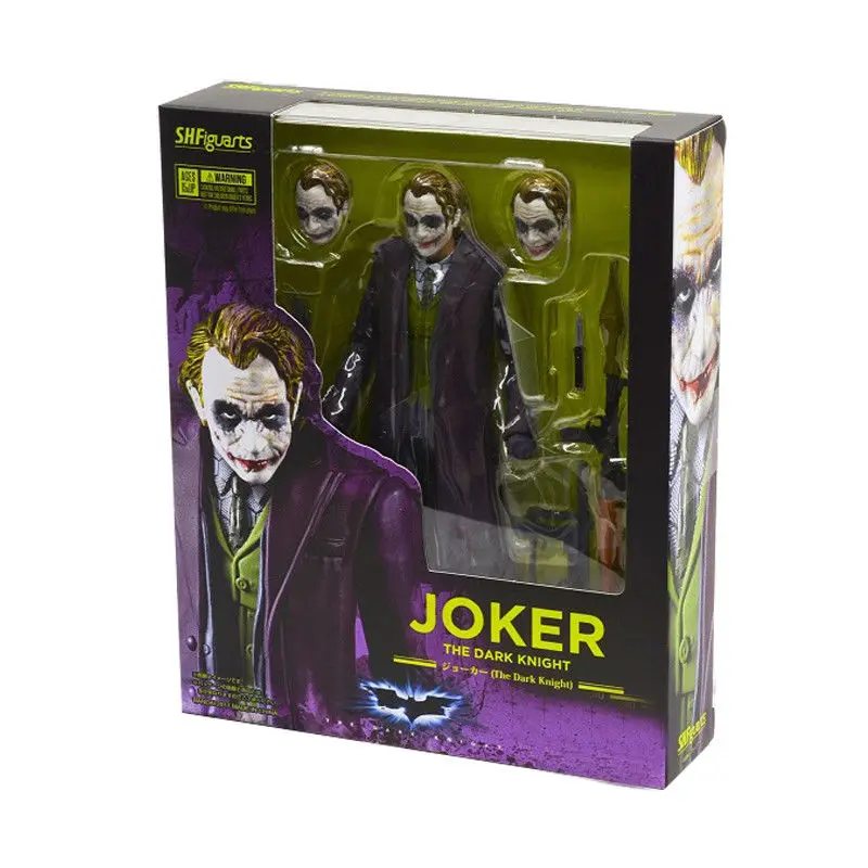 S. h. figuarts СВЧ Джокер Бэтмен Темная ночь ПВХ фигурку статуя ко игрушки из аниме